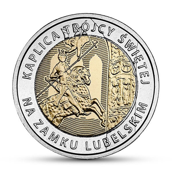 5 zł - Odkryj Polskę – Kaplica Trójcy Świętej na Zamku Lubelskim - 2017 rok