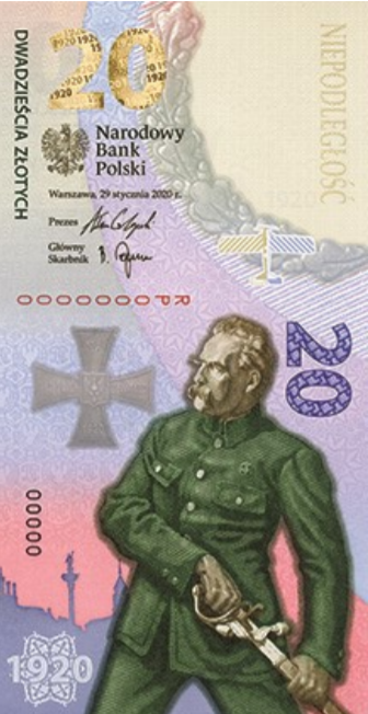 20 zł Bitwa Warszawska 1920 - 2020 rok