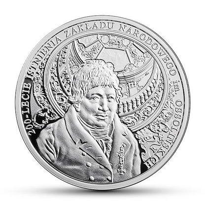 10 zł - 200-lecie istnienia Zakładu Narodowego im. Ossolińskich - 2017 rok