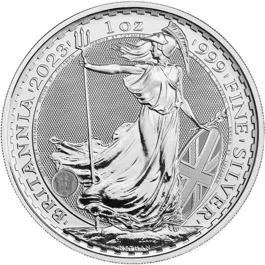 25x 1 uncja oz - Britannia Król Karol III - 2023 rok