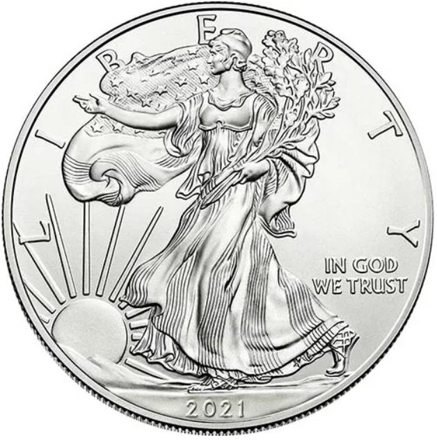 1 oz Ag - Stany Zjednoczone 1$ Orzeł 2021 - TYP 1