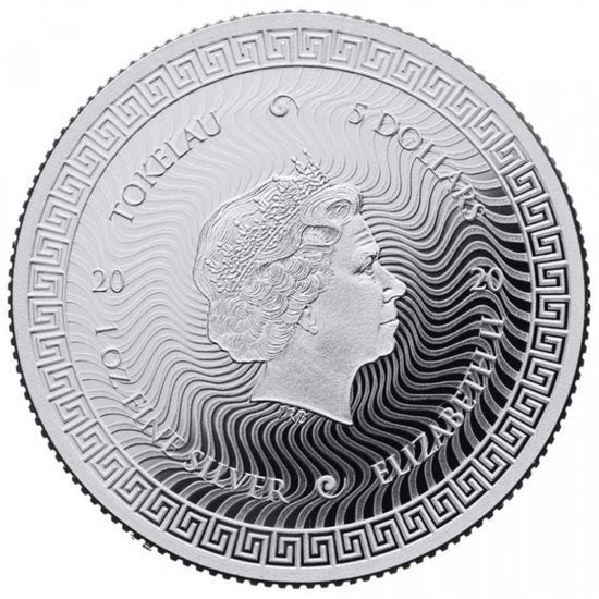 1 oz Ag - Tokelau - Icon Mona Lisa - 2021 rok