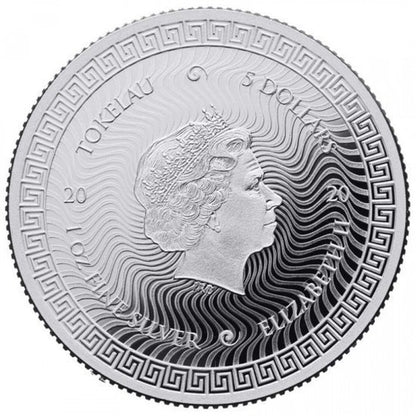 1 oz Ag - Tokelau - Icon Mona Lisa - 2021 rok