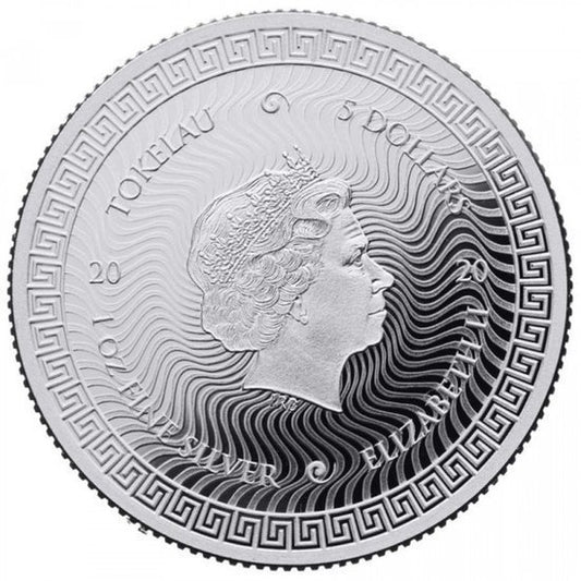1 oz Ag - Tokelau - Icon Mona Lisa - 2021 rok